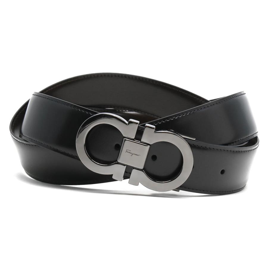 FERRAGAMO フェラガモ ベルト メンズ ダブル ガンチーニ FERRAGAMO フェラガモ ベルト メンズ ダブル ガンチーニ