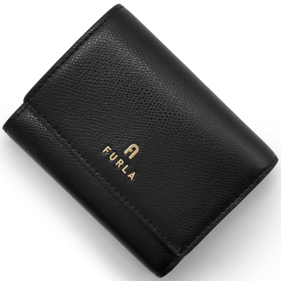 FURLA（フルラ） 三つ折り財布 財布 レディース カメリア ブラック