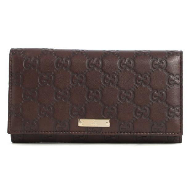 即納特典付き グッチ 長財布 財布 メンズ グッチシマ ダークブラウン A0v1g 19 Gucci 新規購入 Dp3akb Jatengprov Go Id