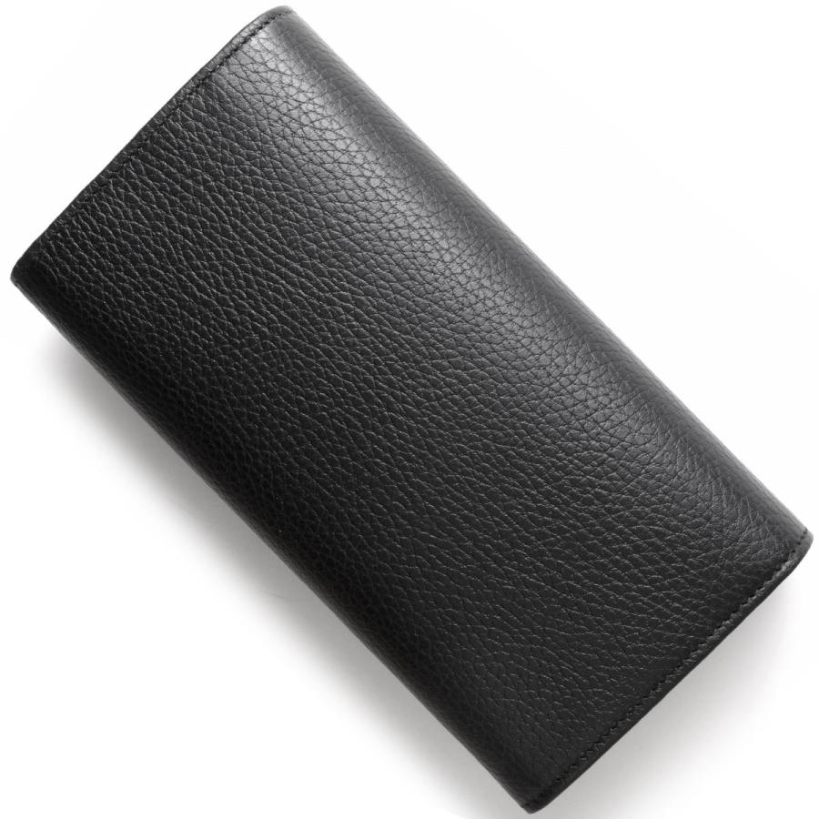 GUCCI（グッチ） 長財布 財布 レディース プチGGマーモント ブラック