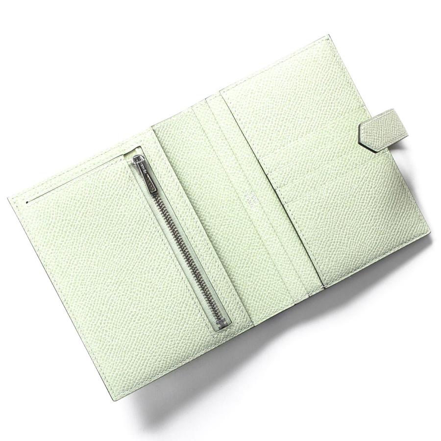 大人気 ☆HERMES☆ Bearn Compact 二つ折り財布 VERT FIZZ♪ HERMES エルメス 二つ折り財布 財布 レディース ベアン