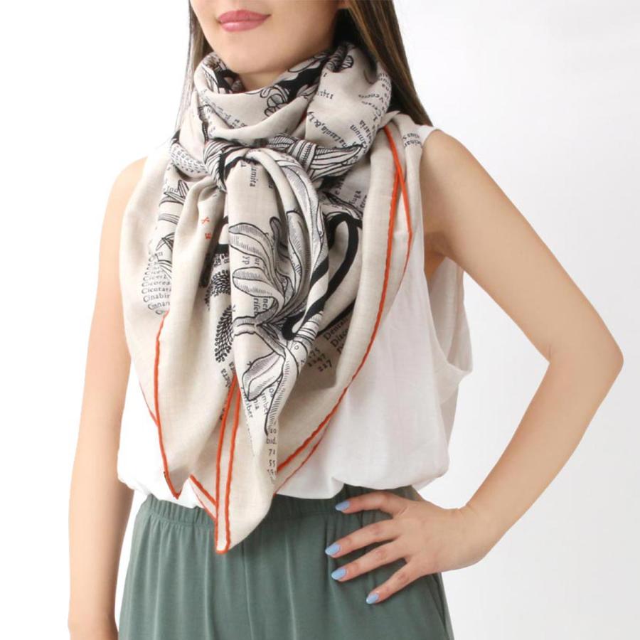 HERMES エルメス ストール レディース CHALE BOTANICA GRAFICA HERMES エルメス ストール レディース CHALE BOTANICA GRAFICA