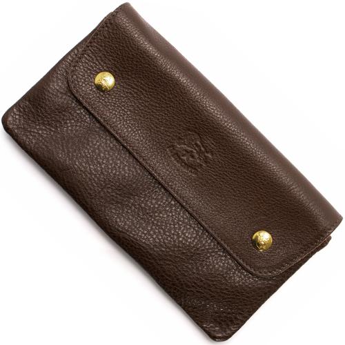 IL BISONTE イルビゾンテ 長財布 財布 メンズ レディース モカブラウン 