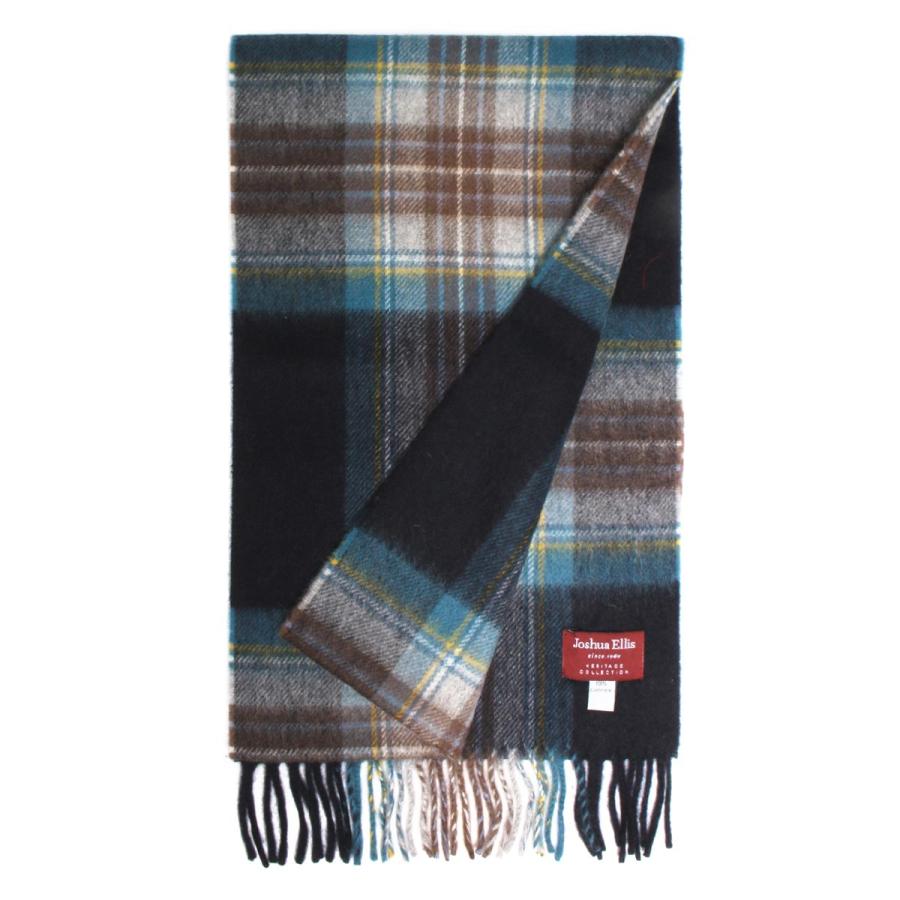 Joshua Ellis / マフラー/カシミア/BLK/チェック/レディース/RWC50547 Joshua Ellis ジョシュアエリス マフラー/ストール メンズ レディース