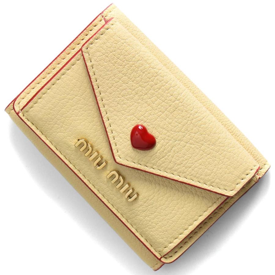 ミュウミュウ 三つ折り財布 ミニ財布 財布 レディース マドラス ラブ クレマクリームイエロー 5mh021 2bc3 F0061 年秋冬新作 Miu Miu Lwmi5mh0212bc3f0061 ブルークウォッチカンパニー 通販 Yahoo ショッピング