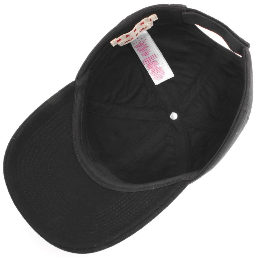 マルニ キャップ/帽子 ブラック CLZC0108QS UAC005 MARNI