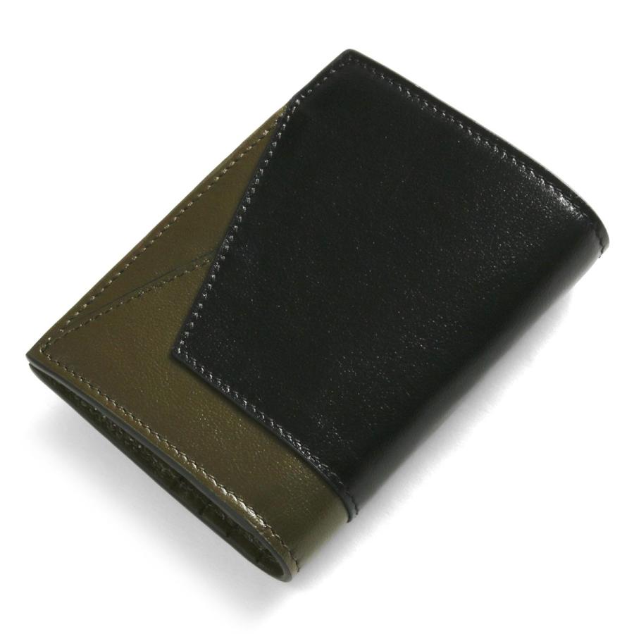 お値下げしました マルニ 二つ折り財布 財布 メンズ レディース バイカラー カーキグリーン&ブラック PFMO0055U1 P2644 Z530N MARNI