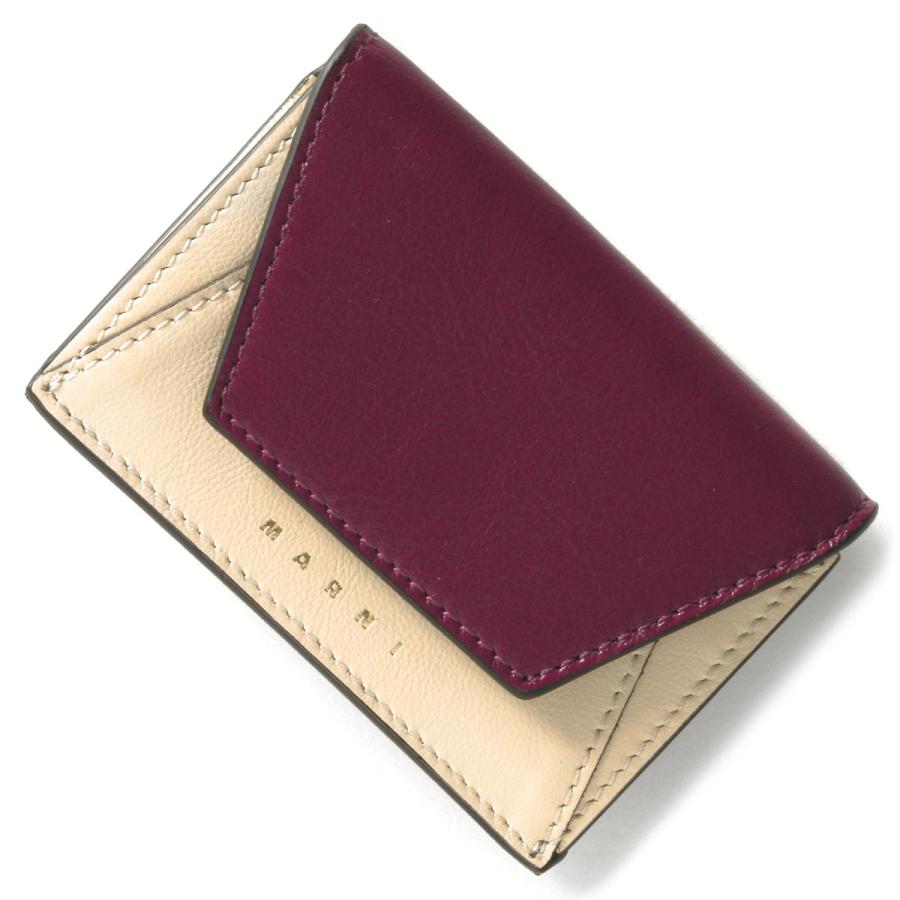 マルニ 財布 三つ折り財布 MARNI PFMO0056U1-P2644 レディース MARNI 