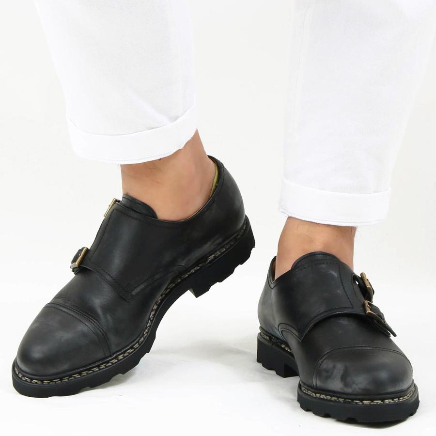 Paraboot パラブーツ ウィリアム ダブルモンク UK7.5 26cm相当