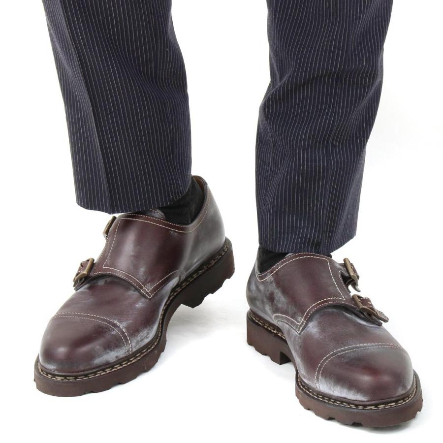 Paraboot パラブーツ ウィリアム ダブルモンク UK7.5 26cm相当