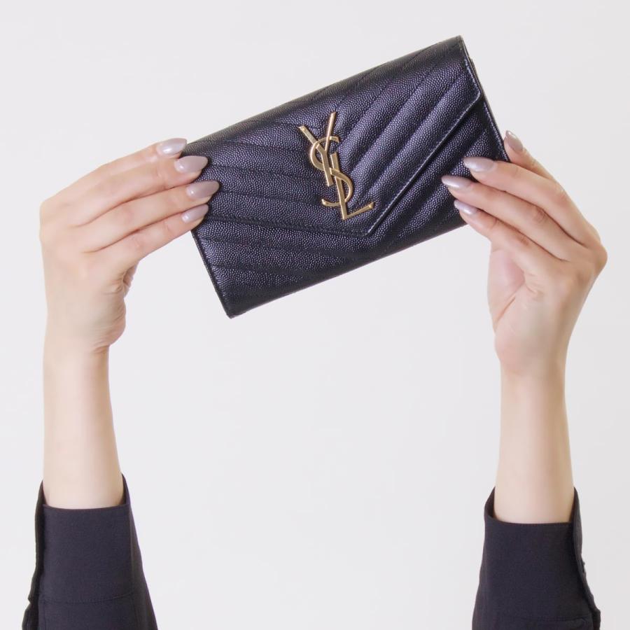 YSL イヴ・サンローラン　長財布 Yves Saint Laurent サンローラン 長財布 レディース ラウンド