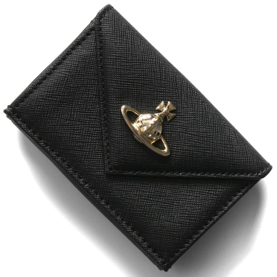 美品 Vivienne Westwood 三つ折り財布 ブラック ビッグオーブ Vivienne Westwood(ヴィヴィアンウエストウッド) オーヴ型押し3