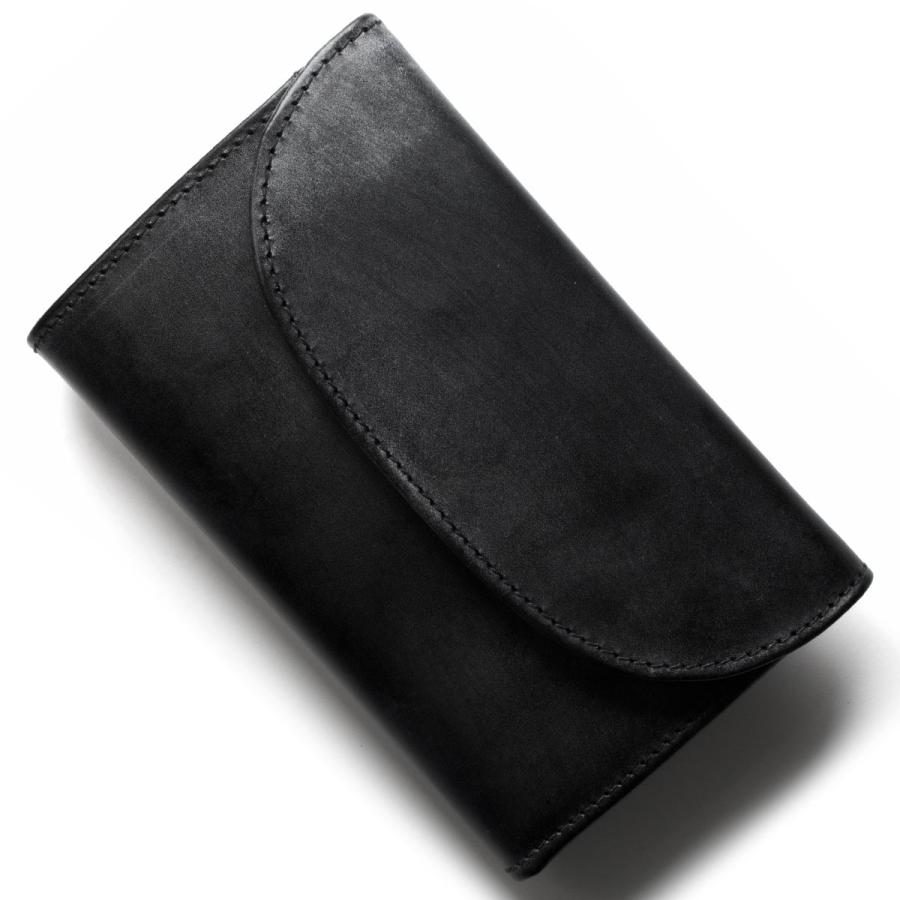 ホワイトハウスコックス 三つ折り財布 激安 財布 メンズ エイジング Black Whitehouse ブラック S1112 Cox