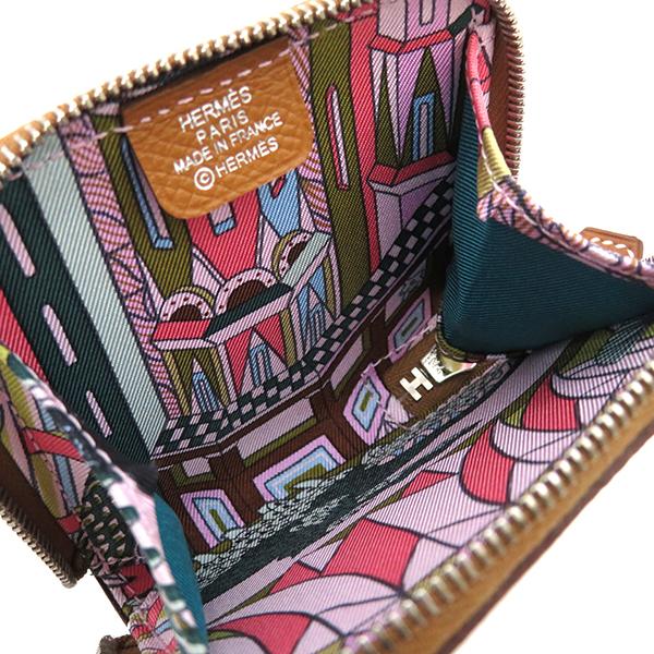 エルメス HERMES アザップ コンパクトミニ シルクイン コインケース