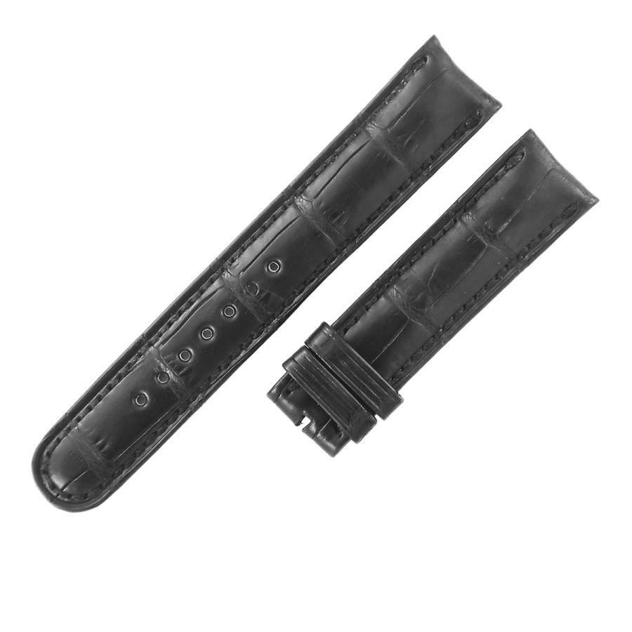 ROGER DUBUIS クロコベルト ブラック 17ｍｍ　新品 ROGER DUBUIS ロジェデュブイ 腕時計パーツ クロコダイル