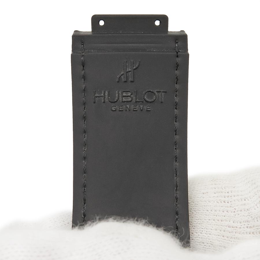 ◆ウブロ◆クロコ×ラバー 腕時計 ベルト純正 ラバーストラップ ブラック ウブロ HUBLOT ビッグバン クロコ×ラバーバンド ブラック