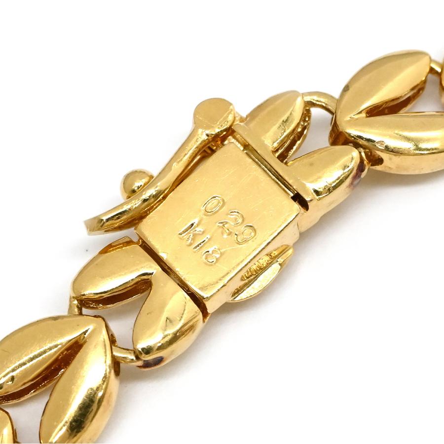 K18ブレスレット,Au750刻印　18cm 楽天市場】喜平 ブレスレット K18 トリプル 12面 18g 18cm 造幣局検定