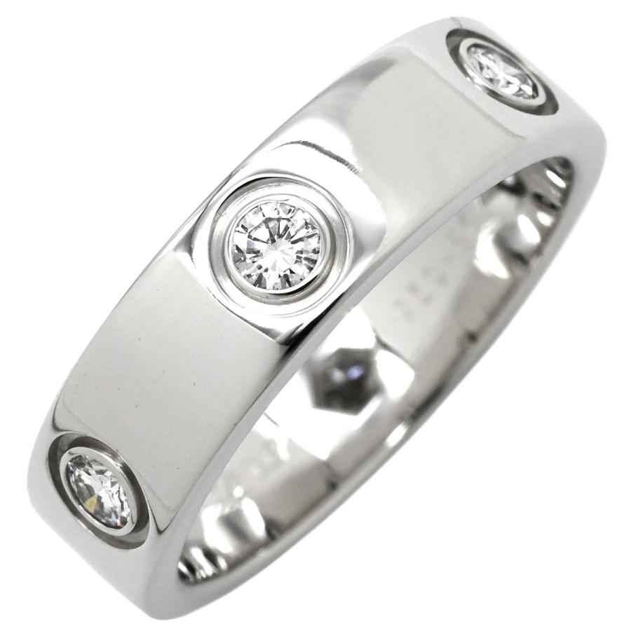 LOVE（Cartier） カルティエ リング 指輪 ラブリング フルダイヤ K18WG