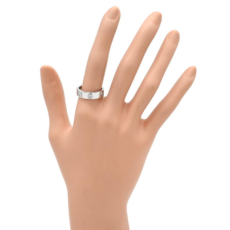 LOVE（Cartier） カルティエ リング 指輪 ラブリング フルダイヤ K18WG