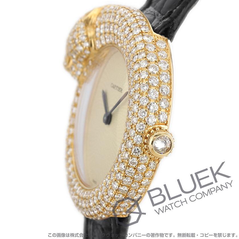 春物がお買い得 週末限定sale カルティエ パンテール パンサー 1925 ダイヤ Yg金無垢 アリゲーターレザー レディース 1925 保障できる Zoin Cl