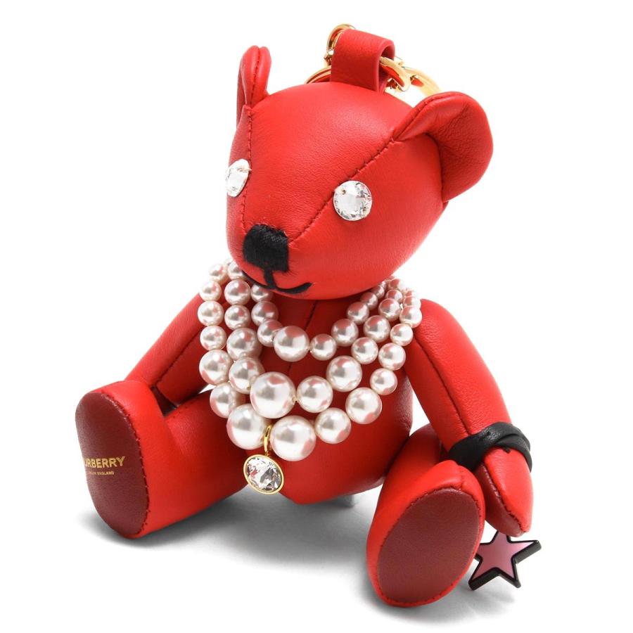 バーバリー キーリング キーホルダー アクセサリー レディース トーマス ベア チャーム イン レッド Ls Thomas Lny Lt0 Abfvu 587 Burberry Draindone Ie