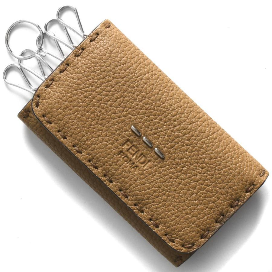 まとめ買い キーケース Fendi フェンディ フェンディ Fendi 21年春夏新作 F1dzs Adyx 7ap011 サンドベージュ サンフラワーイエロー パラディオ セレリア メンズ キーケース 財布 帽子 ファッション小物