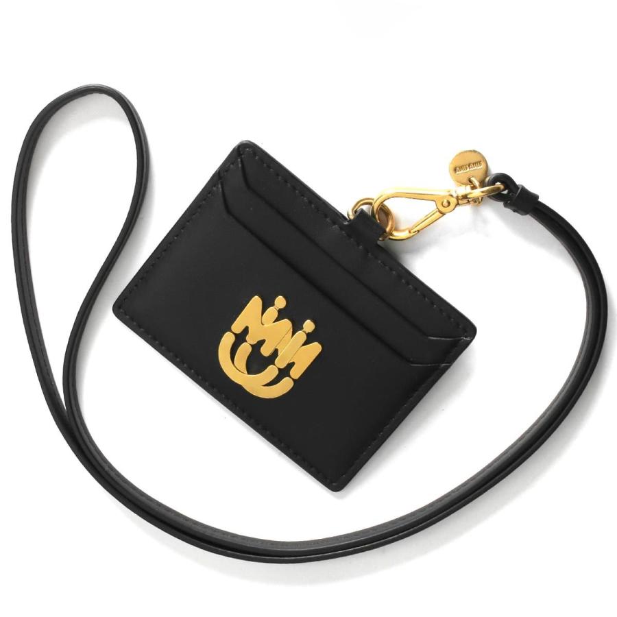 即発送可能 ミュウミュウ パスケース クレジットカードケース レディース ライト カーフ ストラップ付 ブラック 5mc061 2cei F0002 年秋冬新作 Miu Miu メール便なら送料無料 Www Thedailyspud Com