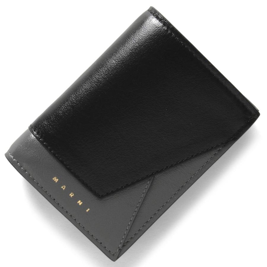 マルニ 二つ折り財布 財布 メンズ レディース バイカラー マーキュリー 