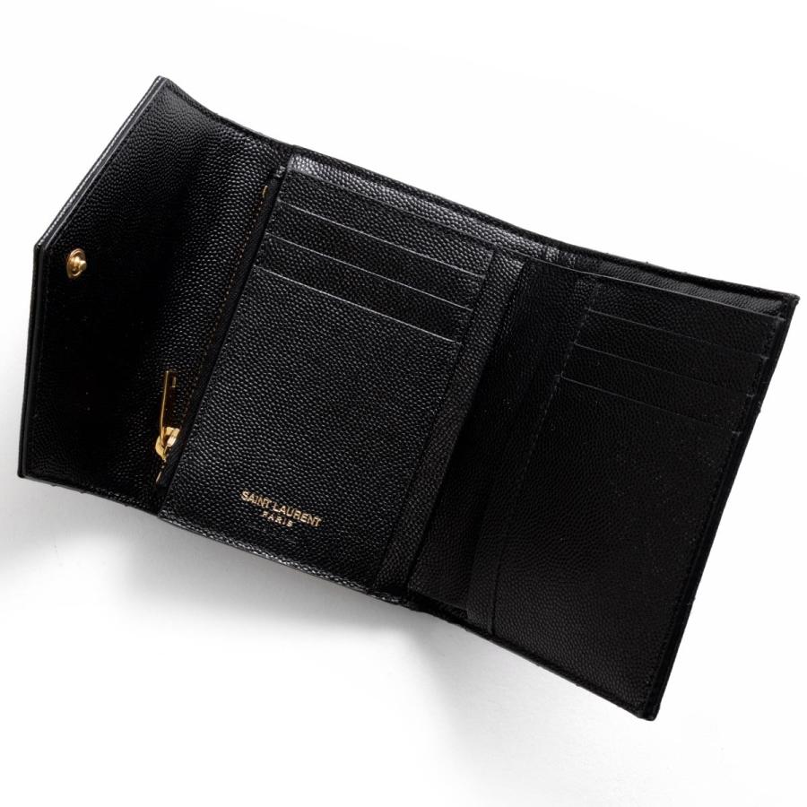 サンローランパリ イヴサンローラン 三つ折り財布 財布 レディース モノグラム