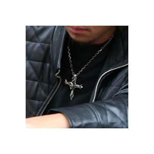 メンズ シルバーペンダント 刻印 クラウズ クロス チェーン付 clouds