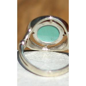 シルバーリング 指輪 ターコイズ インディアンジュエリー victorian