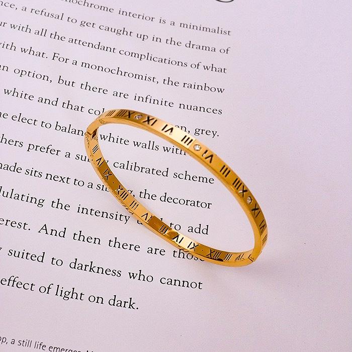 バングル ローマ字 CZダイヤ 4ｍｍ幅 大人可愛い シンプル ジュエリーレディース サージカルステンレス 金属アレルギー対応 | BLUE LEAF | 04