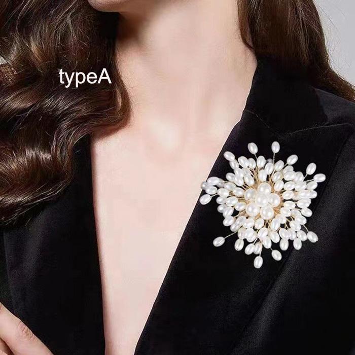 ブローチ コサージュ パール フェイクパール  ゴールド  華やか 上品 クリップ ピン レディース オケージョン 入学式 入園式 卒園式 卒業式 | BLUE LEAF | 05