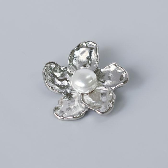 ブローチ コサージュ 花 フラワー パール ステンレス 煌めく 華やか 上品  ピン 入学式 入園式 卒園式 卒業式 結婚式 | BLUE LEAF | 01