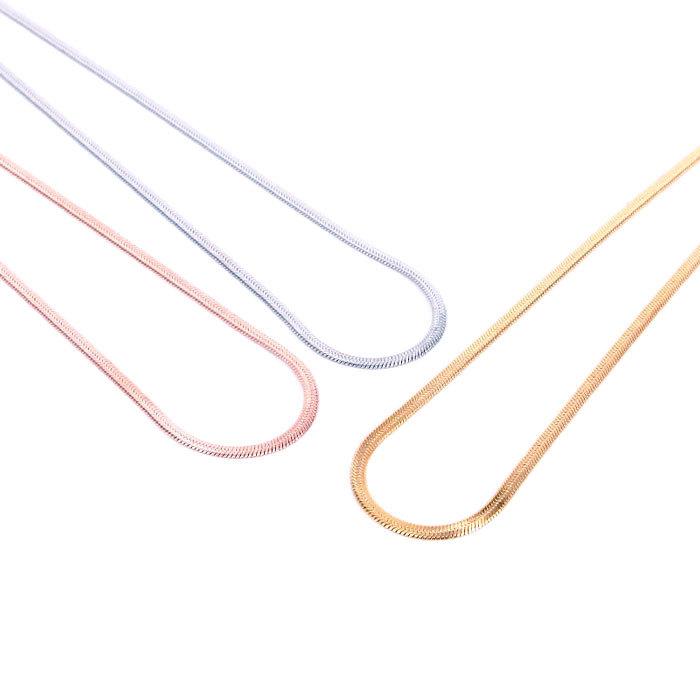 ヘリンボーンチェーン 4mm 40cm 45cm チェーン ステンレス ネックレス ステンレスチェーン アジャスター 低アレルギー 男女兼用 ハンドメイド 素材 | BLUE LEAF | 11