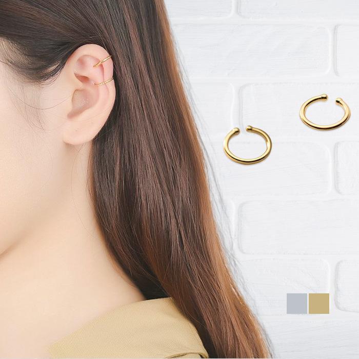 BLUE LEAF イヤーカフ イヤーカフス SV925 ノンホール ニッケル