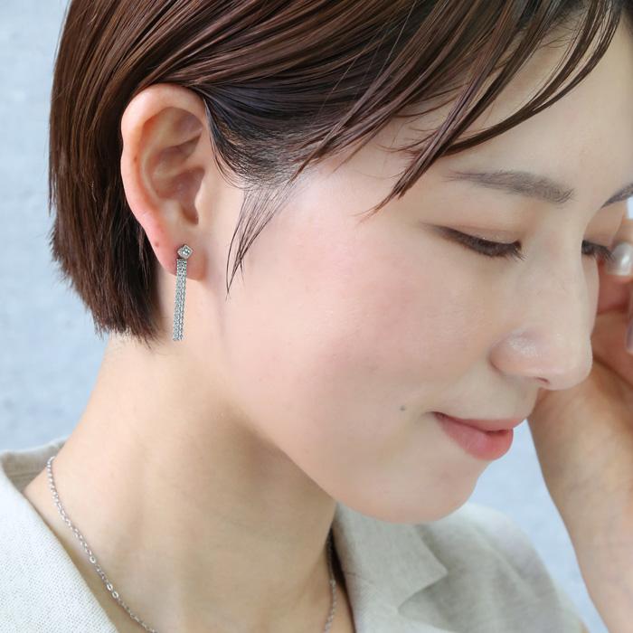 BLUE LEAF（ブルーリーフ） ピアス タッセル 2way サージカル
