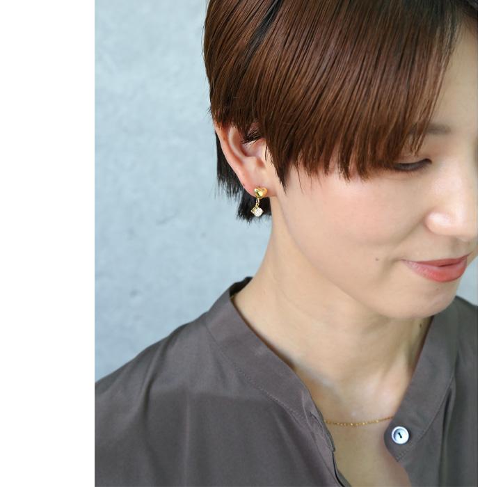 BLUE LEAF（ブルーリーフ） ピアス ハート 揺れる CZダイヤ
