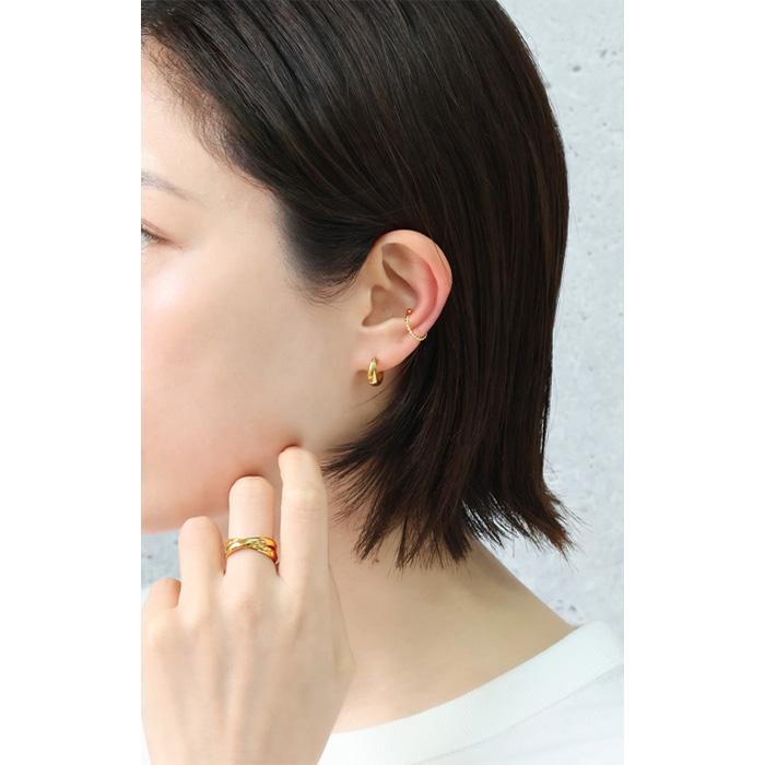 BLUE LEAF（ブルーリーフ） ムーンピアス 月型甲丸ピアス ピアス