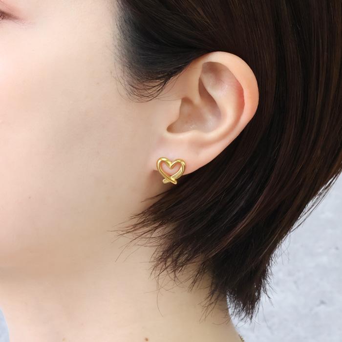 BLUE LEAF（ブルーリーフ） ピアス ハート オープンハート サージカル
