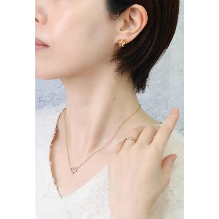 BLUE LEAF（ブルーリーフ） ピアス ハート オープンハート サージカル