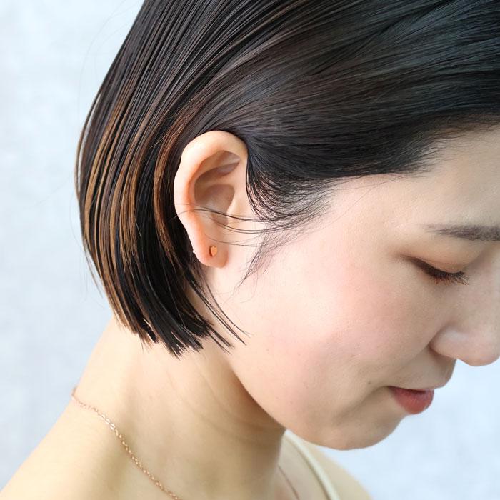 BLUE LEAF（ブルーリーフ） ピアス ハートピアス ポスト 両耳用 小ぶり