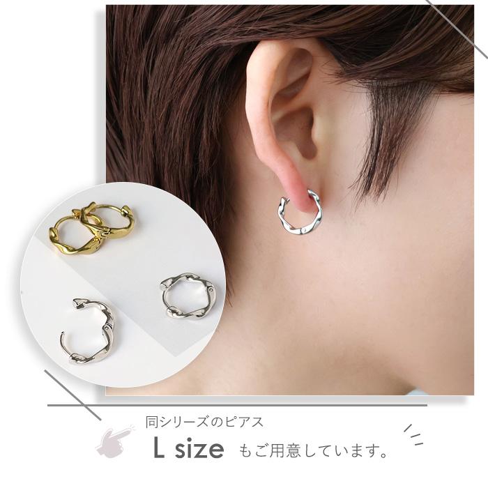 BLUE LEAF（ブルーリーフ） ピアス フープピアス ねじり ツイスト mini