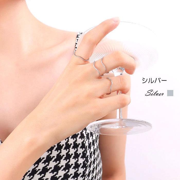 リング 指輪 0.8mm 波型 ステンレスリング ペアリング ジュエリー 男女兼用 アクセサリー サージカルステンレス 316 金属アレルギー対応 | BLUE LEAF | 04