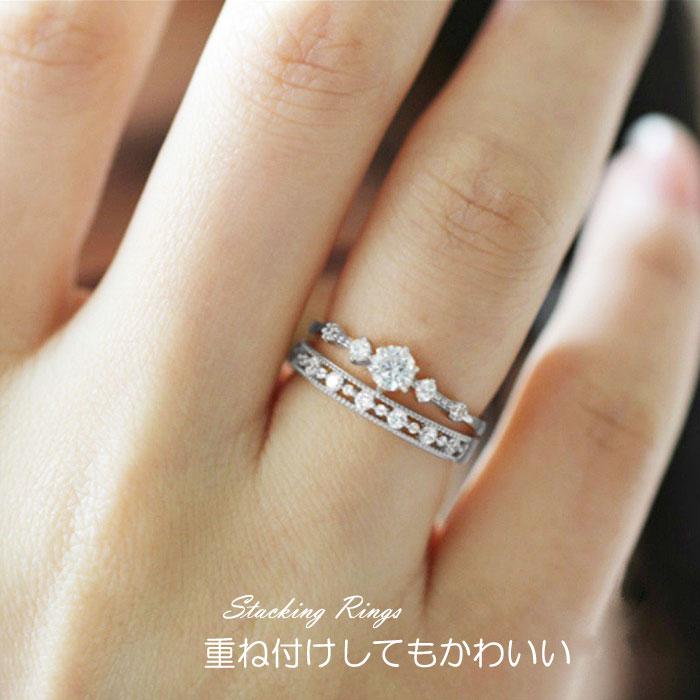 BLUE LEAF (訳あり)リング 指輪 3mm キュービックジルコニア BLUE LEAF (訳あり)リング 指輪 3mm キュービックジルコニア