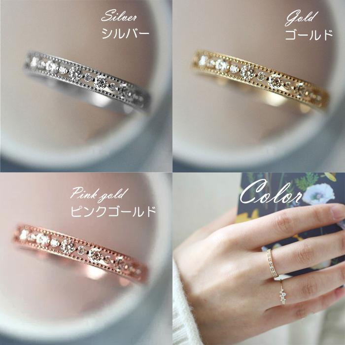 BLUE LEAF (訳あり)リング 指輪 3mm キュービックジルコニア BLUE LEAF (訳あり)リング 指輪 3mm キュービックジルコニア