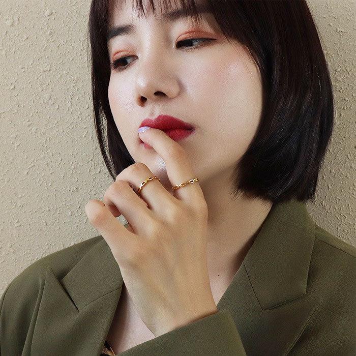 リング 指輪 2.5mm ステンレスリング ペアリング ジュエリー 男女兼用 アクセサリー サージカルステンレス 316 金属アレルギー対応 | BLUE LEAF | 02