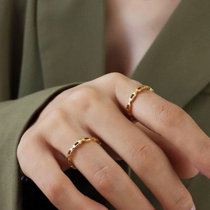 リング 指輪 2.5mm ステンレスリング ペアリング ジュエリー 男女兼用 アクセサリー サージカルステンレス 316 金属アレルギー対応 | BLUE LEAF | 06