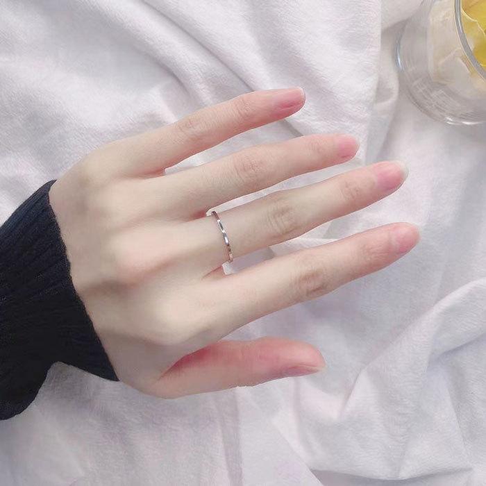 訳あり 18KYGダイヤピンキーリング 3号