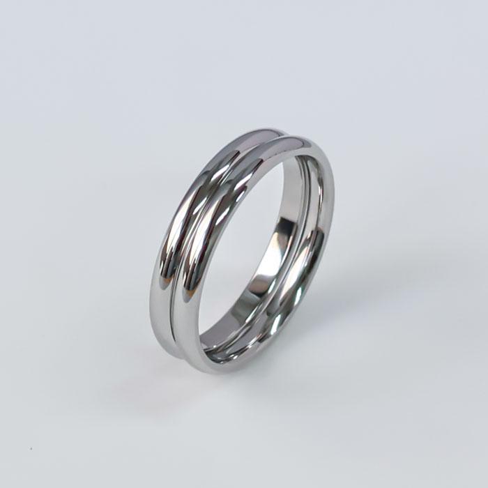 リング 指輪 2mm マリッジリング 甲丸 内甲丸 ステンレスリング 安心素材 ジュエリー 金属アレルギー ピンキーリング アクセサリー ファランジリング | BLUE LEAF | 15